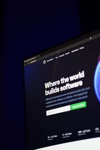 Product design interface on a monitor